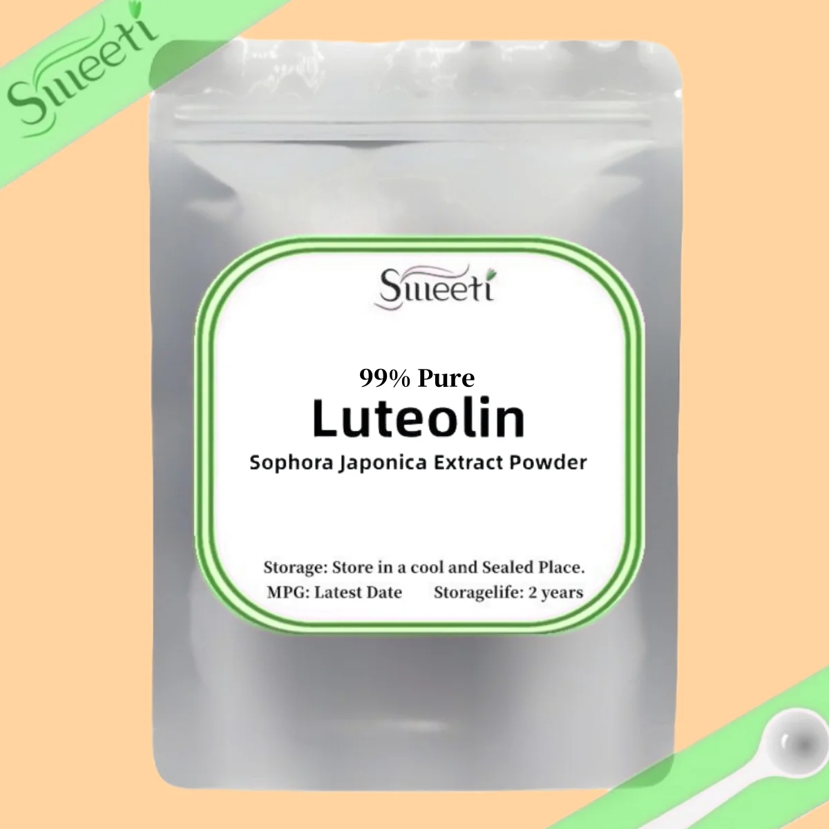 50g-1000g 99% Pure Luteolin, Sophora Japonica Extract,