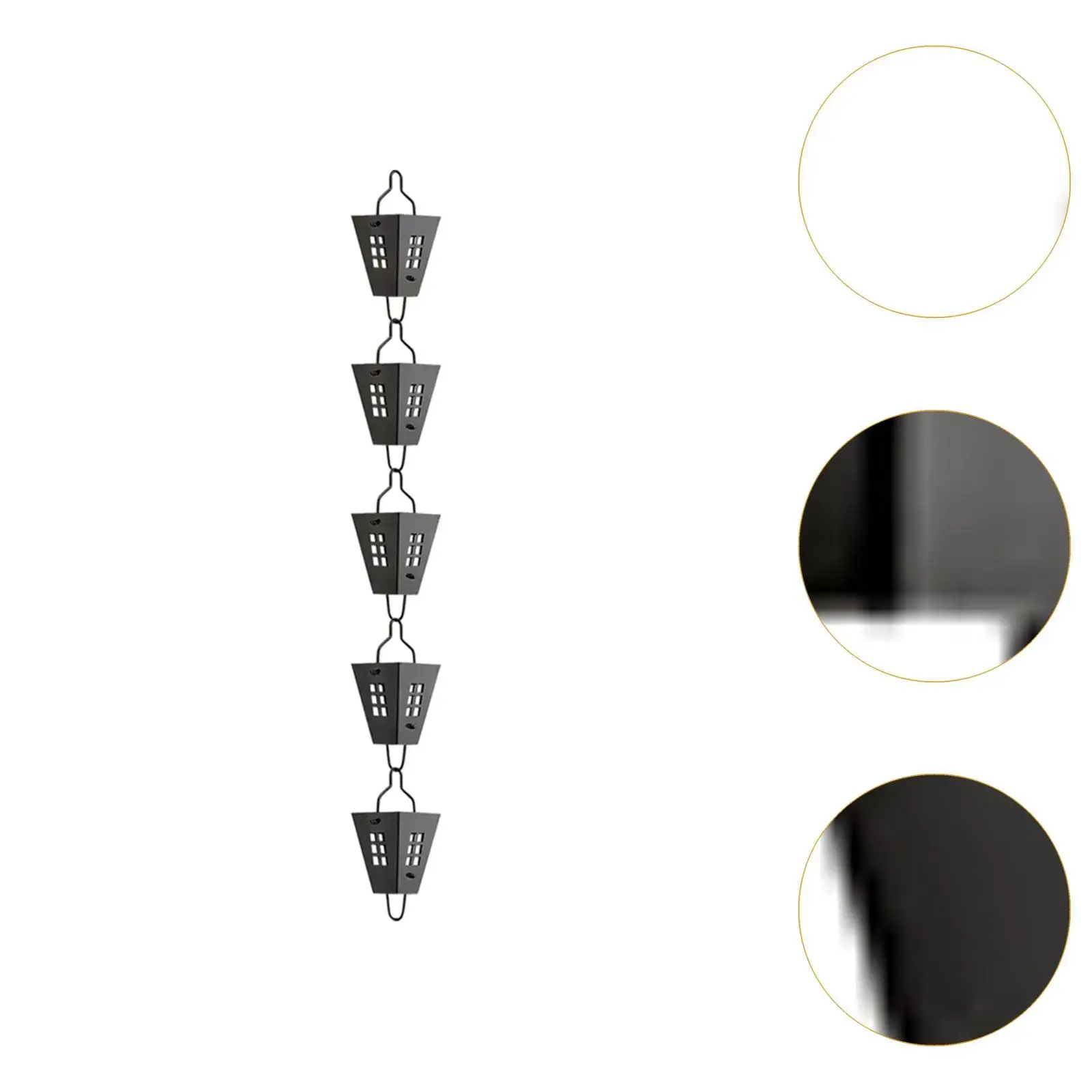 Rain Chain 100cm Decorative Downspout Hanging Easy to Install Easy Installation Sturdy Rainwater Catcher for Home Outdoor