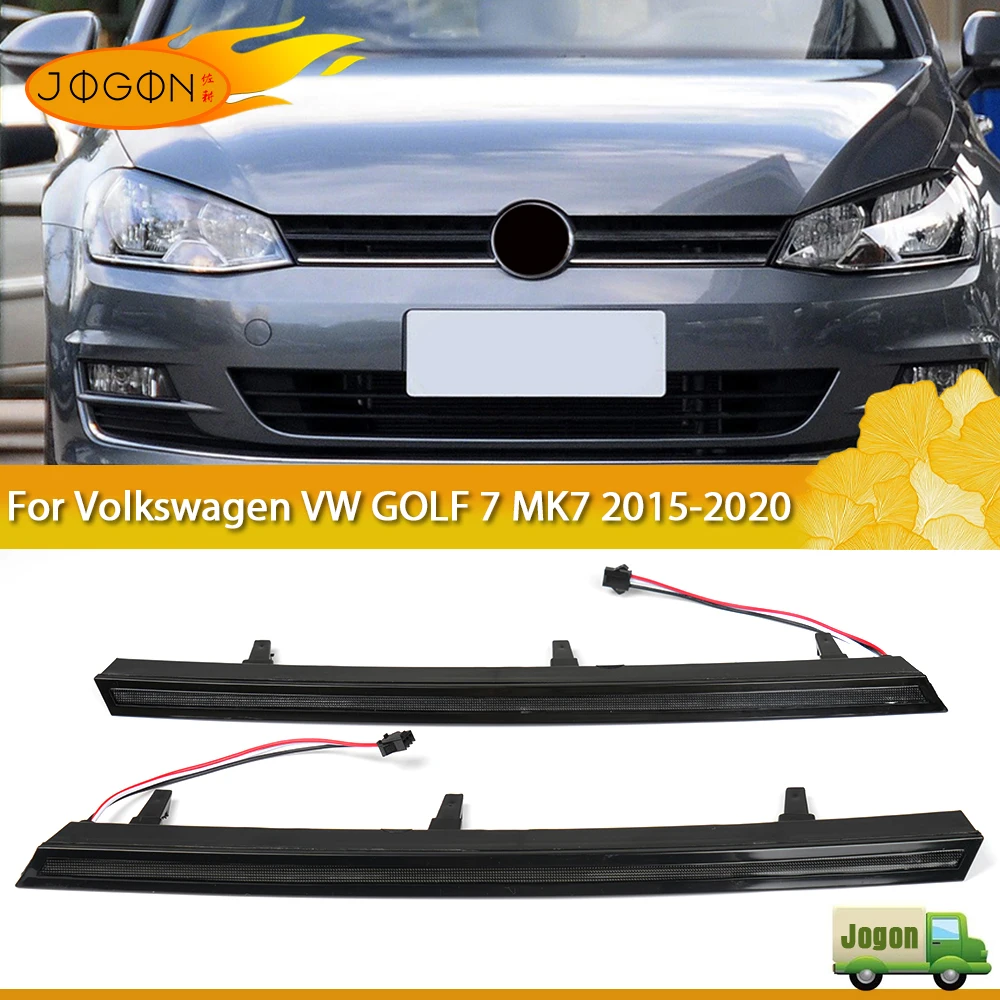 

Bumper Headlight For Volkswagen VW Golf 7 GTI R GTE GTD TSI Golf 7.5 MK7.5 Standard Car Bumper Lights Front Grille Light Lamp