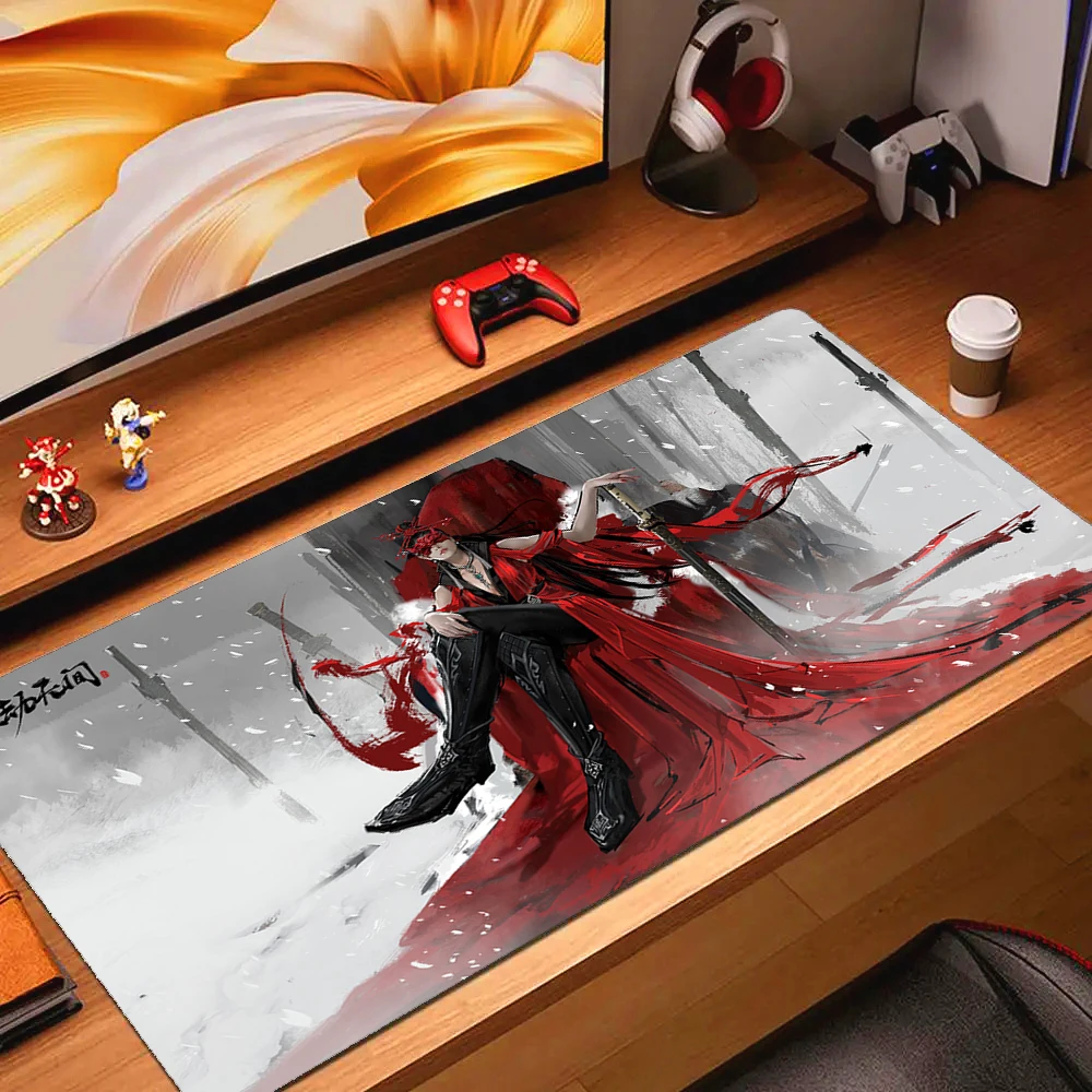 Alfombrilla de ratón para juegos, alfombrilla de ratón de Anime Naraka Bladepoint, accesorios para Pc, alfombrilla protectora de escritorio para Gamer, alfombrilla para teclado, alfombrillas grandes