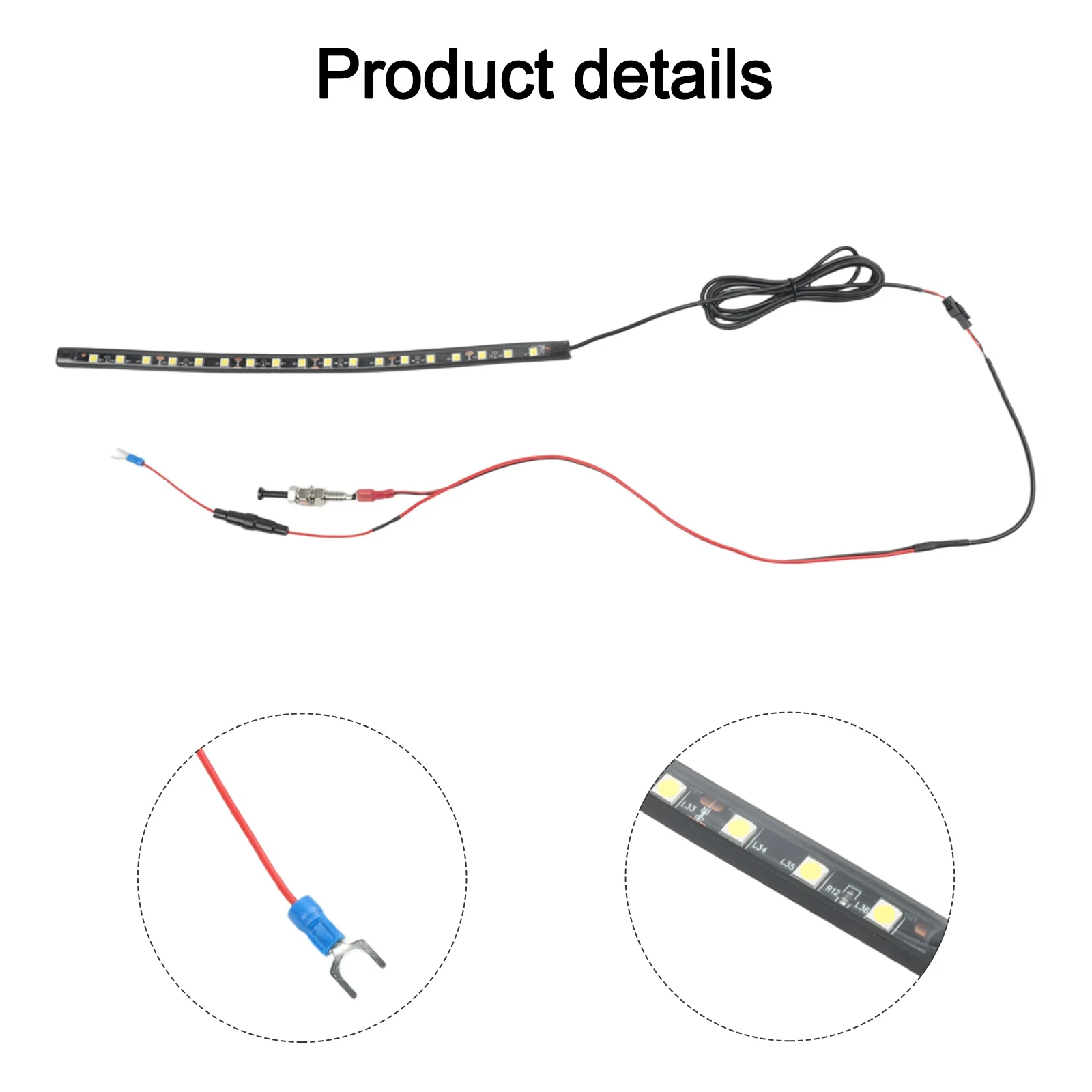 Repairing Vehicles Auto Repair Light 12V Work Light 12v Car Work Light Black Bright White LED Easy To Remove Fits All Vehicles