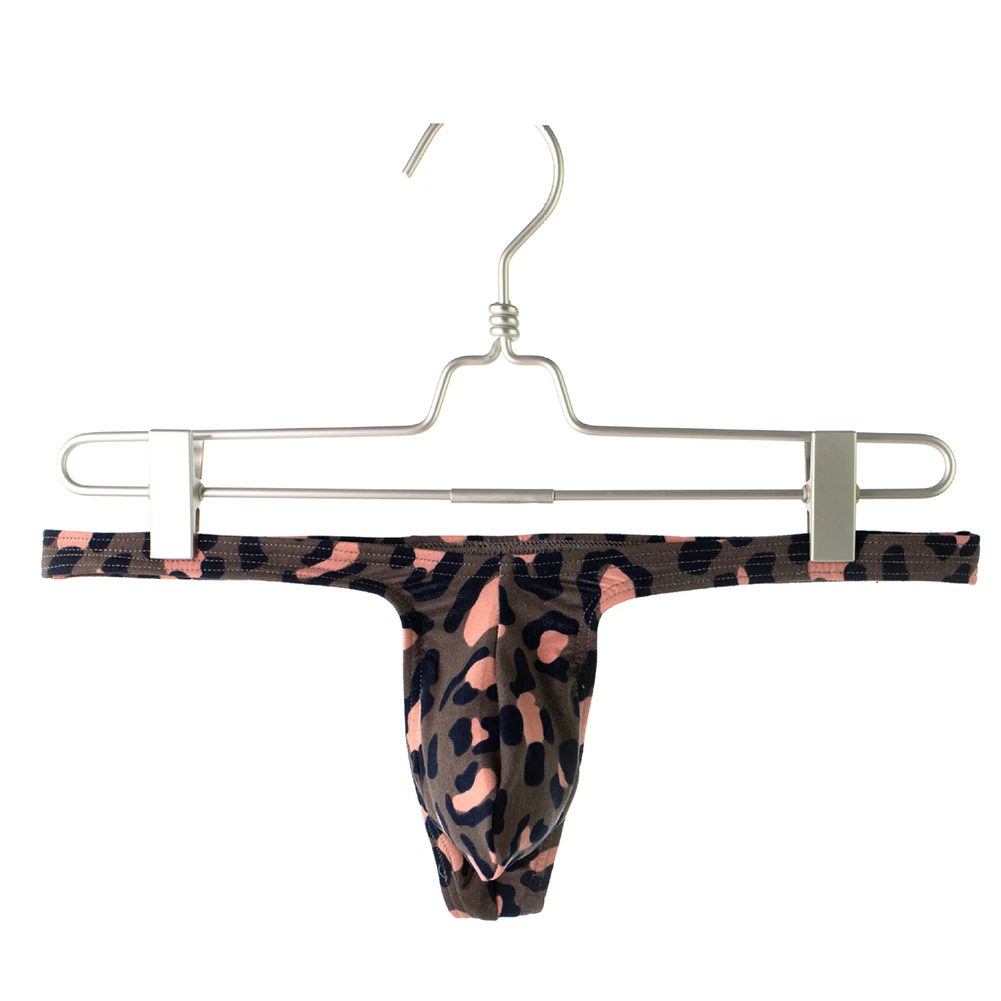 

Casual Use Breathable Cotton Underpants Print Panties Classic Style Men Underwear Cotton Thong 5 Spandex Blend
