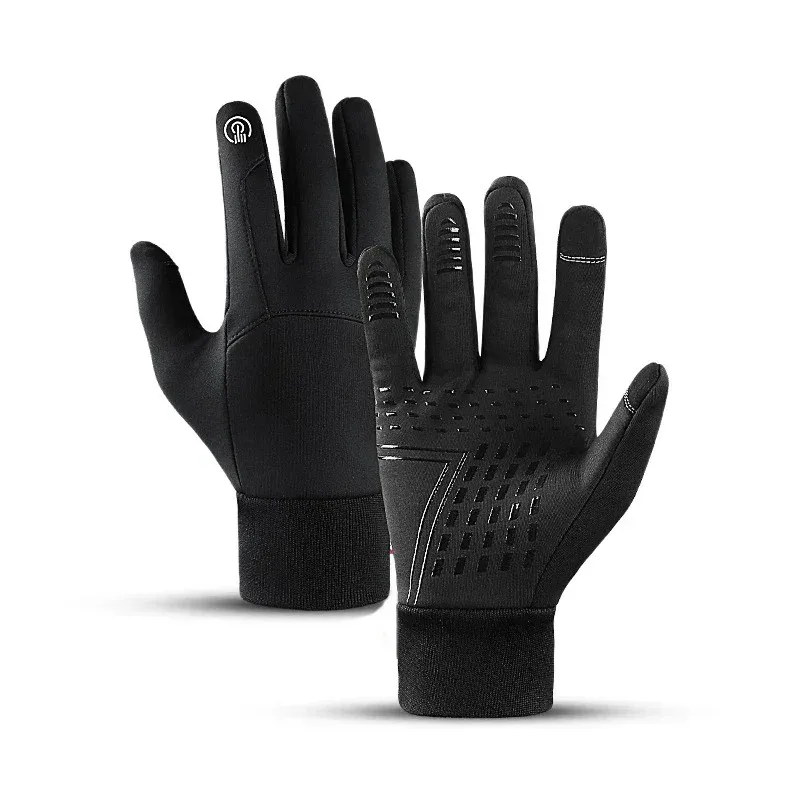 2026 New Outdoor Sports Water-Splashing Super Soft Velvet For Men And Women Ski Touch Screen Riding Warm And Windproof Gloves
