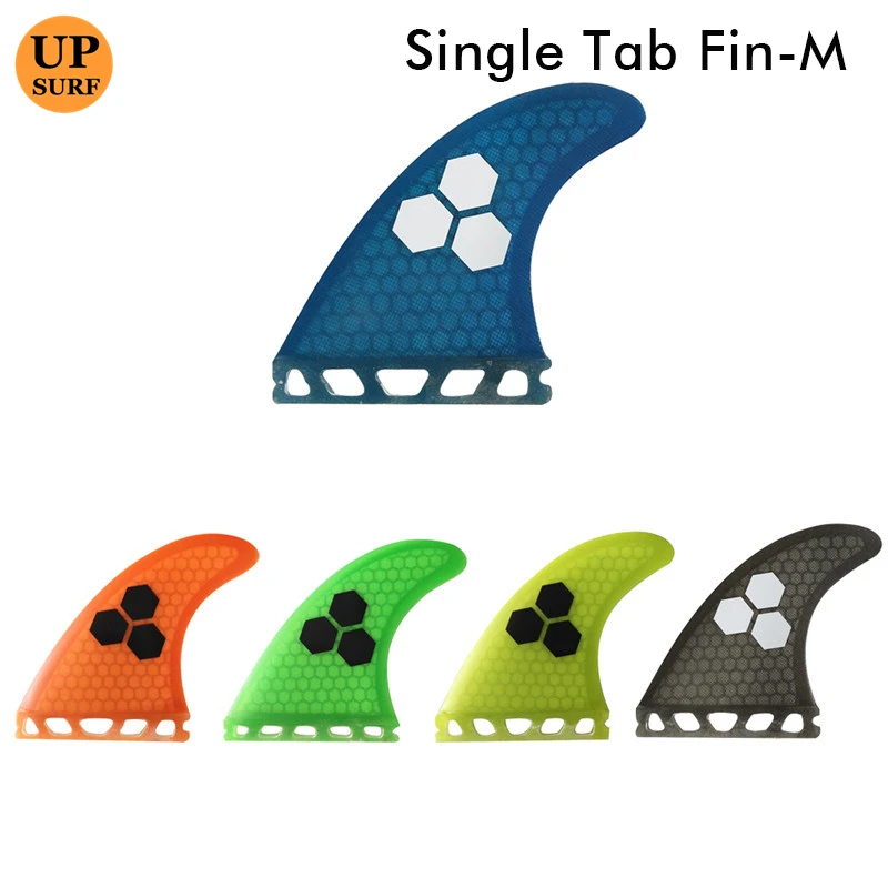 

Single Tabs Fins M Size Fins Honeycomb Fiberglass Surfboard Fins 3 pcs/set Blue/Grey/Green/Yellow/Orange Colors