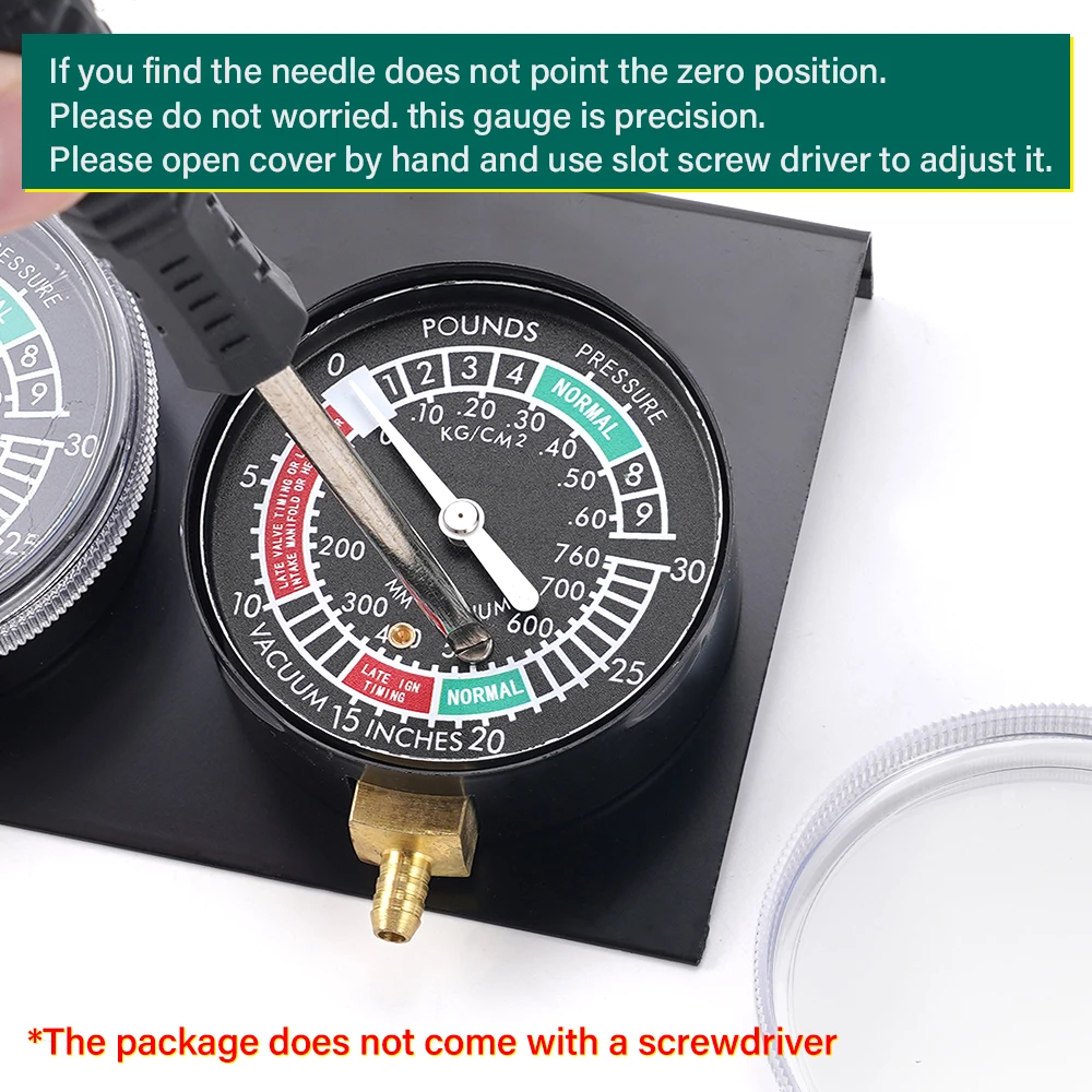 Black Motorcycle Balancer Instrument Carburetor Synchronizer Balancer 2-Cylinder Vacuum Synchronous Vacuum Gauge Kit view 4