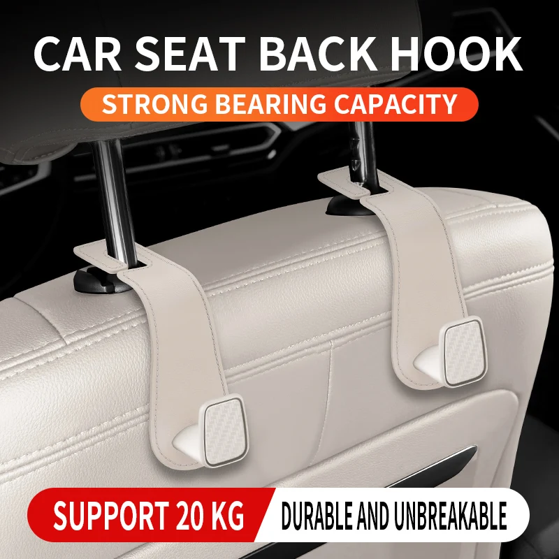 

Car hook, vehicle seat back hook, multi-functional car hook, enlarged car hook, hidden car interior storage hook