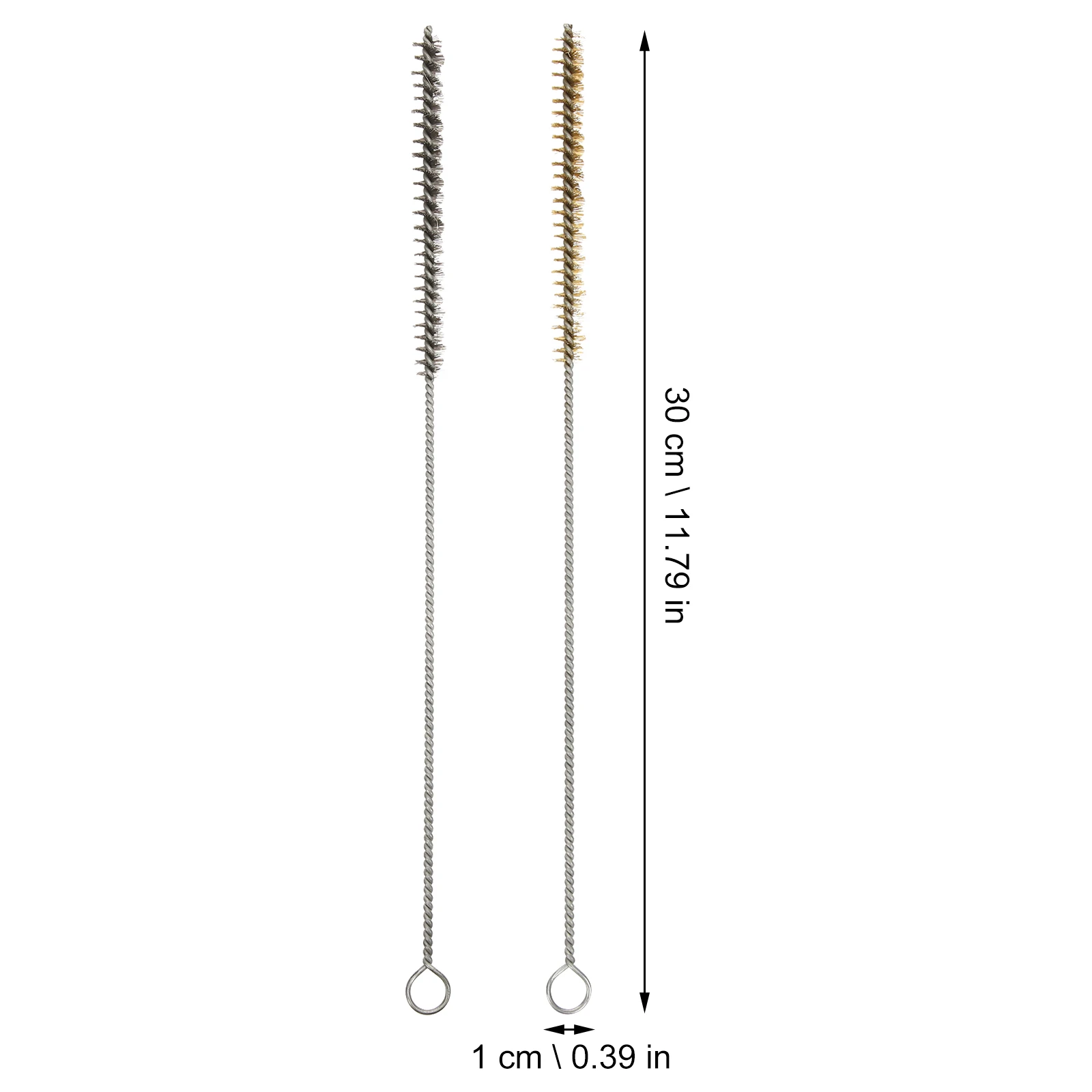 

10pcs Brush Stainless Steel Wire Bore Cleaning Tools for Rust Removal Cleaner Set Tube Hardware Parts