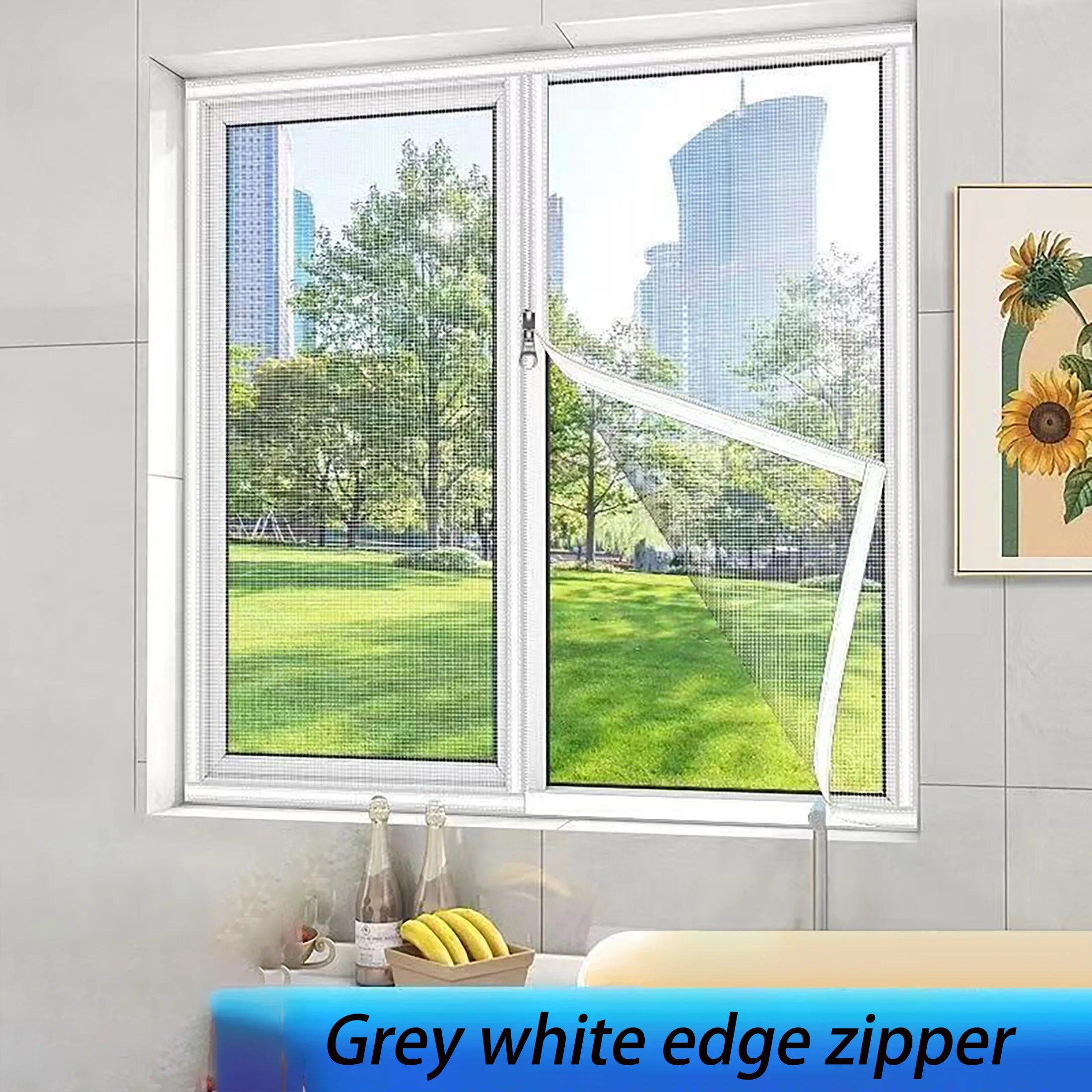 

Customized window screen, mosquito proof screen, non perforated, environmentally friendly, durable, and aesthetically pleasing