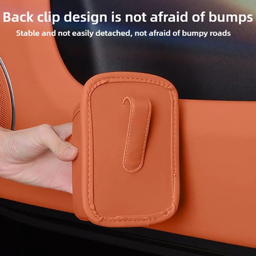 Universal Car Door Cup Holder Box Back Clip Design Drink Rack Storage Bin Car Seat Back Water Cup Box Organizer Pocket