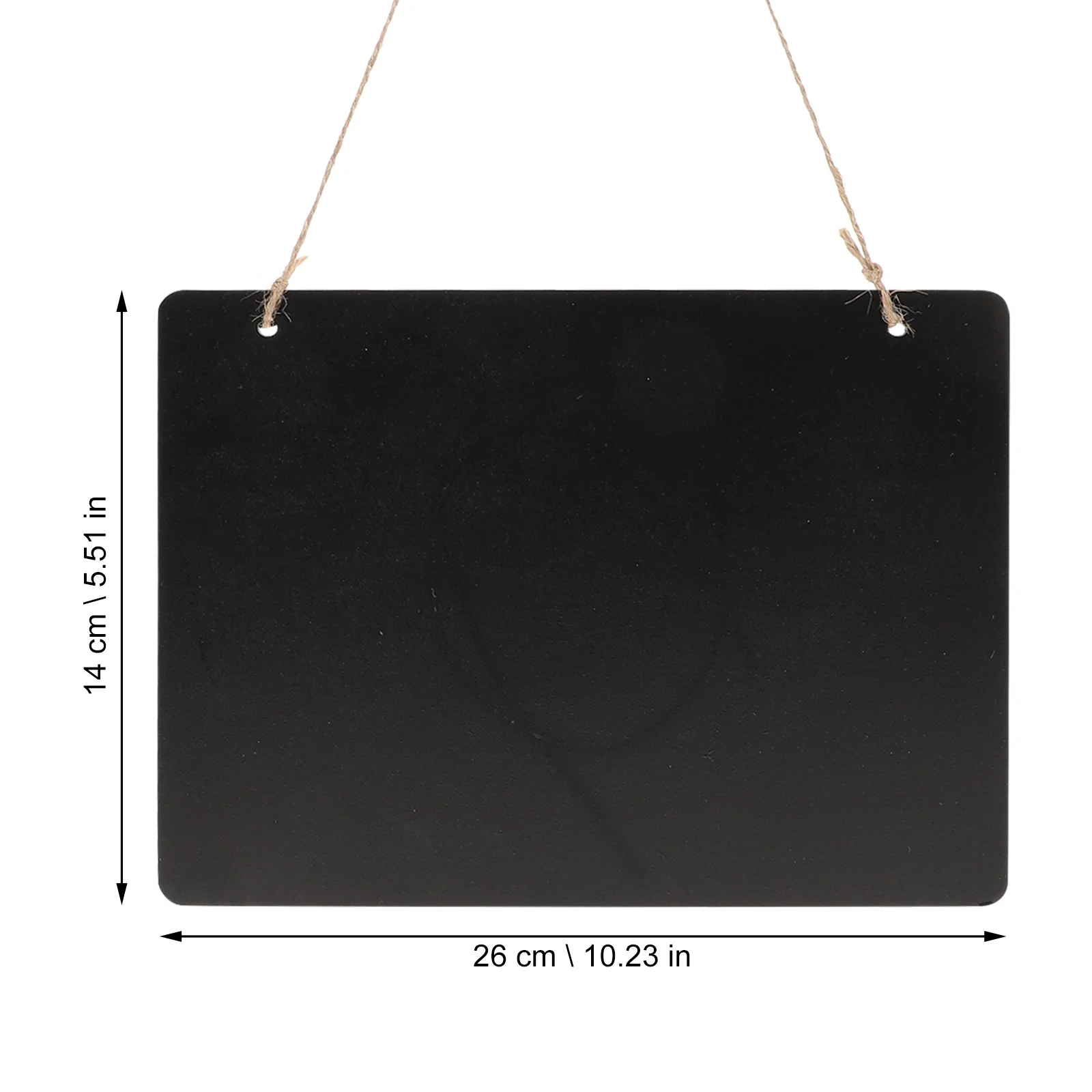 Double Sided Chalkboard Hanging Blackboard Signs Double-sided Message Blank Credit Cards