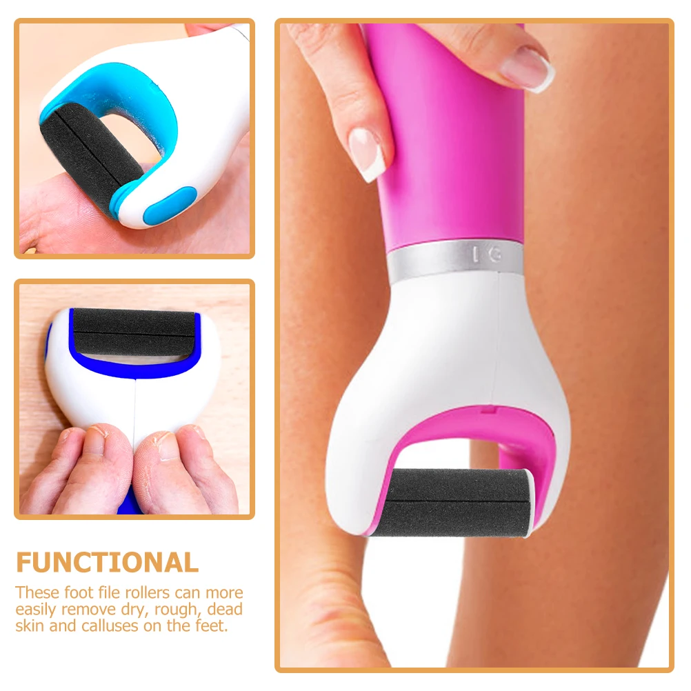 

6 Pcs Foot File Roller Heads Replacement Electric Callus Remover Tools Dead Skin Grinder Nail File Refills Pedicure Accessories
