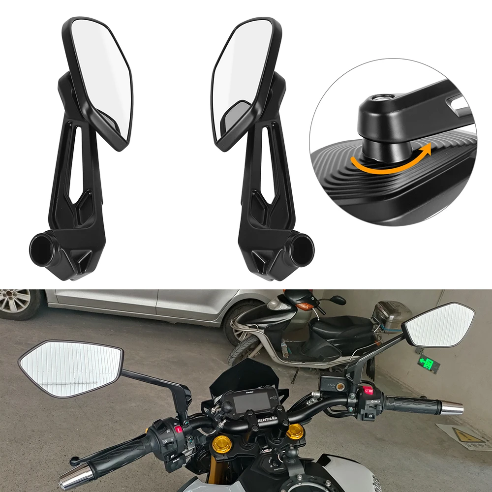 

1 пара боковых зеркал заднего вида для мотоцикла, алюминиевое регулируемое зеркало заднего вида для BMW R 1250 GS R1300GS R1200GS LC ADV Adventure