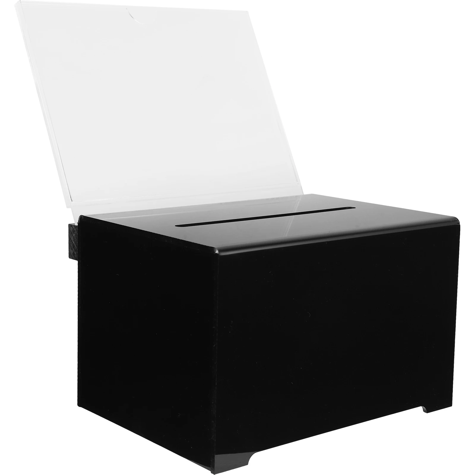 Lockable Acrylic Donation Slot For Fundraising Voting Ballot Letter Collection Public Suggestion Box Storage