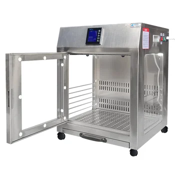 Ultra Quiet Stainless Steel Pet Grooming Dryer Constant Temperature Heating Bed & Accessories