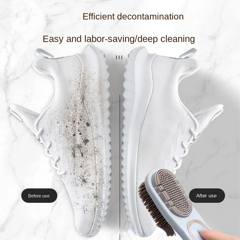 1Pc Rubber Shoe Brush Double-sided Flip Flops Snow Boots Shoe Care Specialized Brush Household Dirt Removal Cleaning Tools Brush