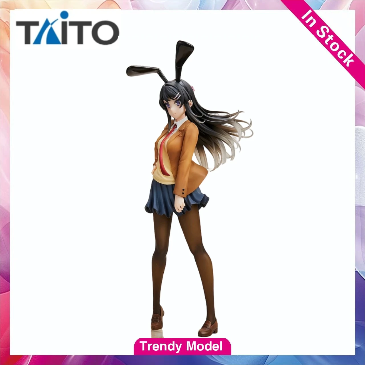 

【TM】TAiTO Coreful Mai Sakurajima Uniform Rabbit Ears Figures Models Toys Gifts Collection Ornaments