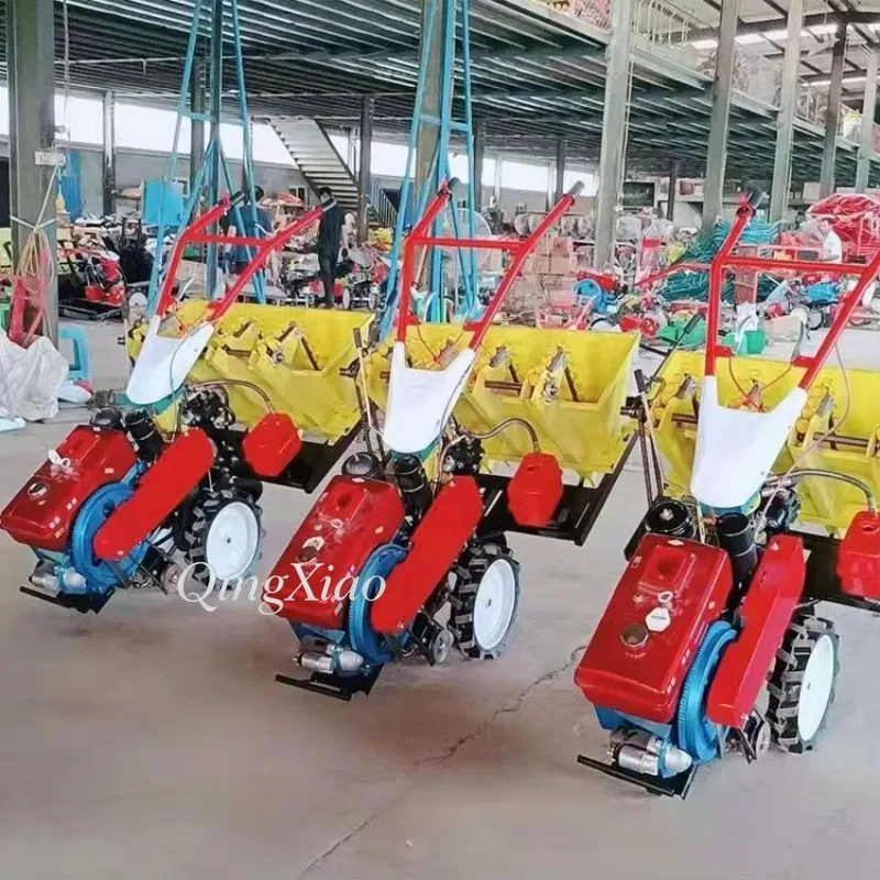High Accuracy Hand Pushed Garlic Seeder Large Scale Continuous Sowing Flexible Adaptability Convenient For Planting Production