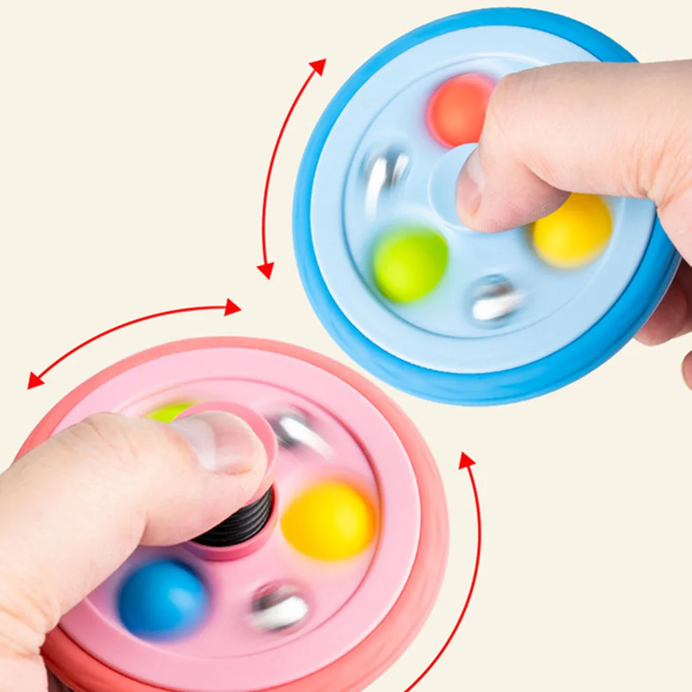 

Rotating Gyro Toys Vintage Plastic Design for Kids Pressure Relief Fun H Eye Coordination Children Plaything