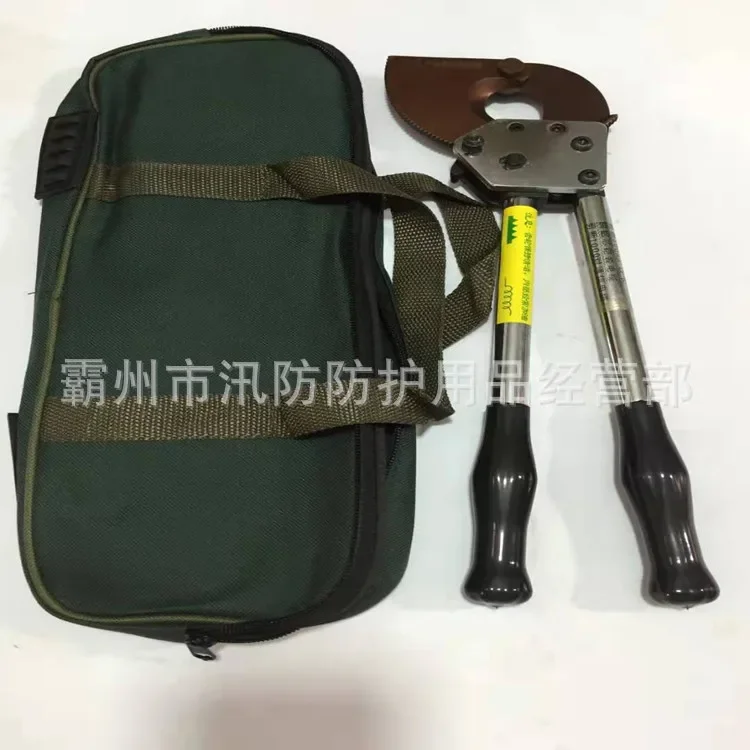 Flood Prevention Manual Cable Scissor Gear Type Wire Cutter J13/25/30/50 Multi-function Ratchet Type Cable Shear