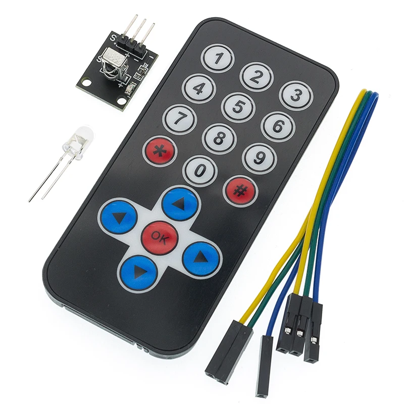 Infrared IR Wireless Remote Control Module Kits DIY Kit HX1838 For Arduino Raspberry Pi YANXD