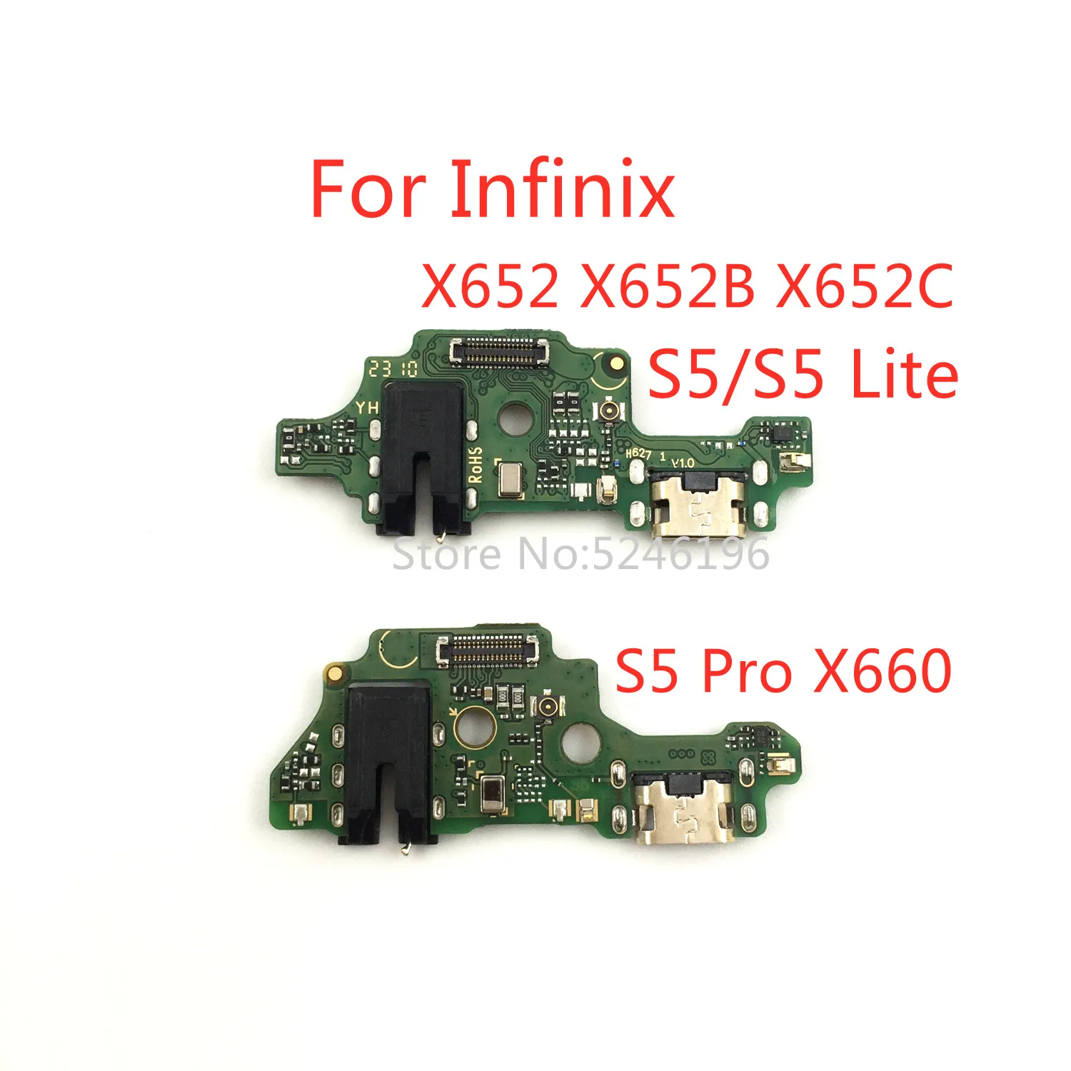 

1 шт. гибкий кабель зарядного устройства с USB-портом для Infinix S5 X652 Infinix S5 Lite X652B X652C Infinix S5 Pro X660, сменная деталь.