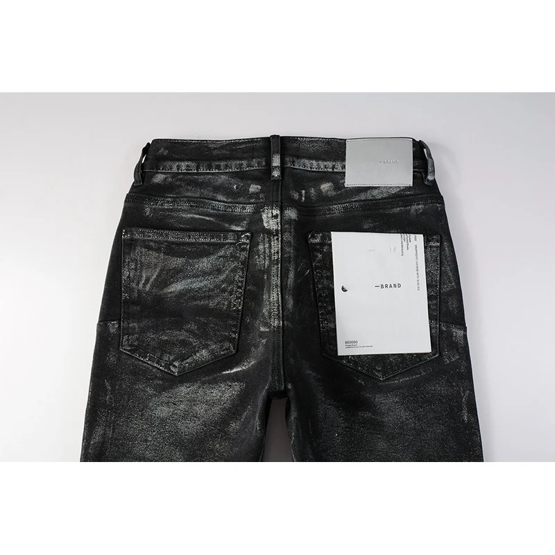 DistMurcia-Jean Déchiré à lèvent pour Homme, Pantalon Streetwear, Slim, Gris, Noir, Troué, Haute Commande