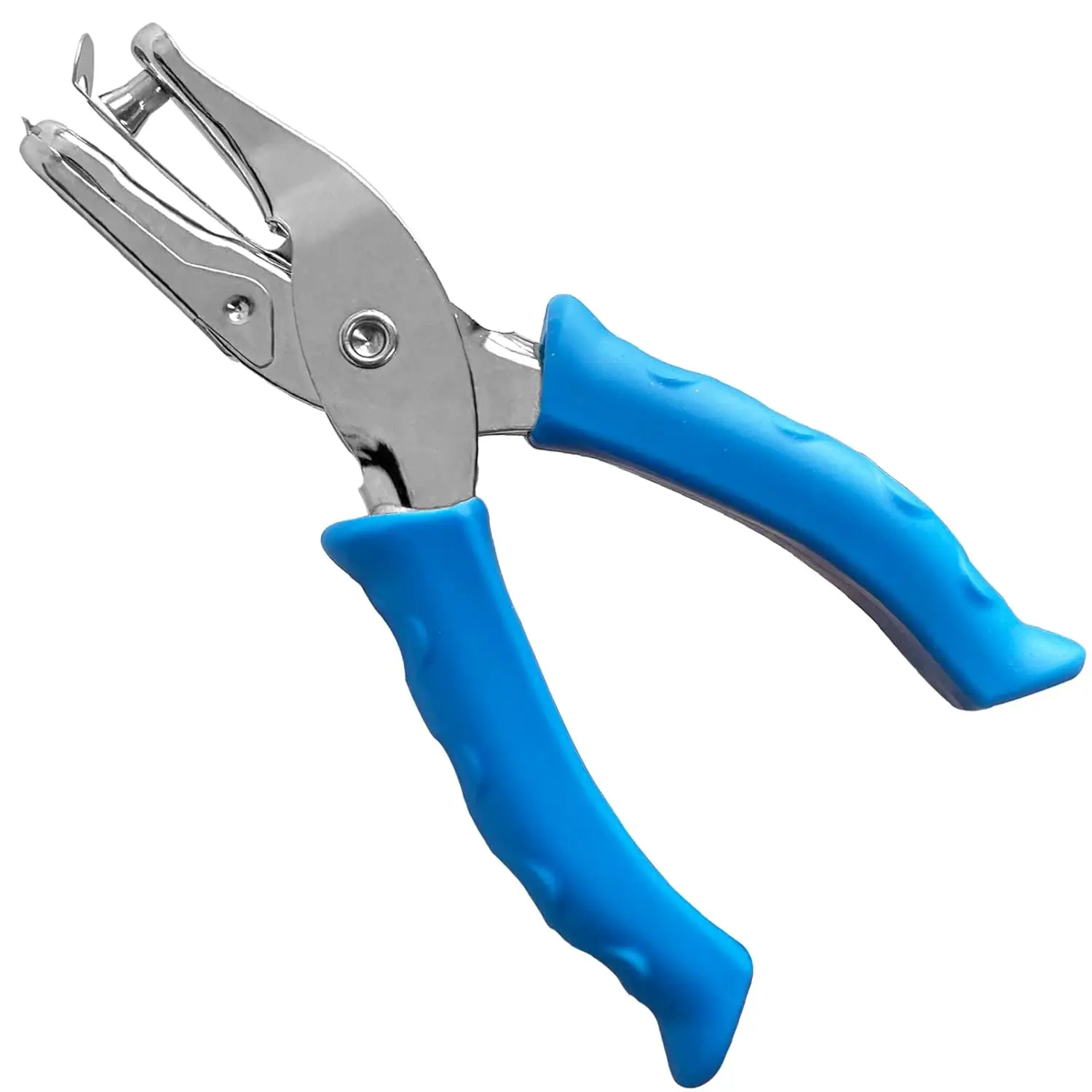 

Single Hole Punch 1/4" for Crafts, Soft Grip Handheld Paper Puncher for Home Office Classroom