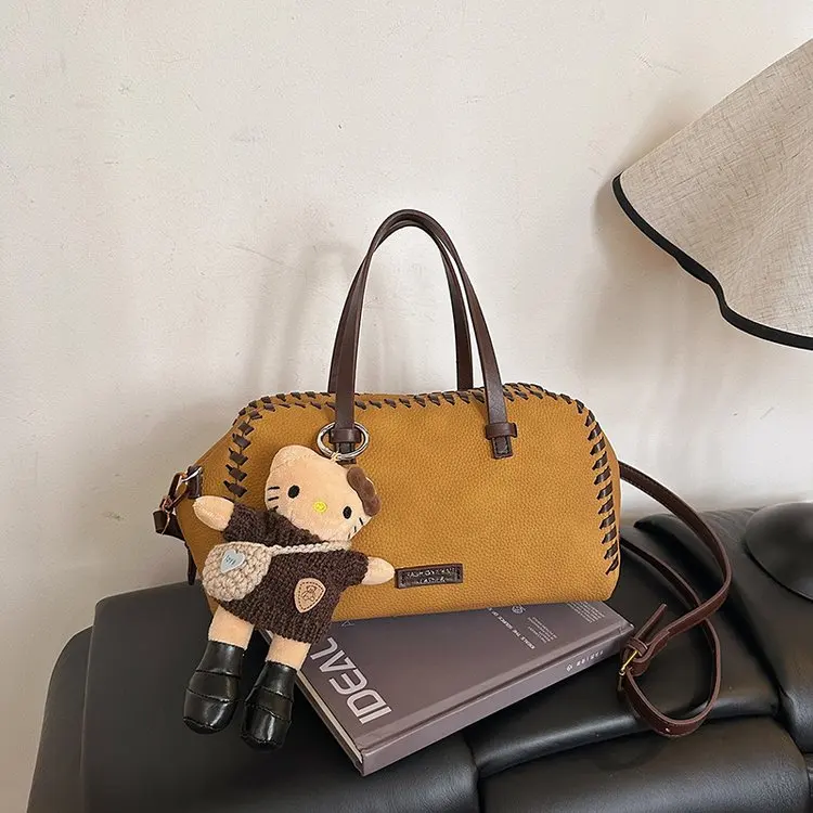 

Hot Sale Woven Women Shoulder Bag White Fashion Crossbody Purse Premium Top Handle Handbag for Global Ladies