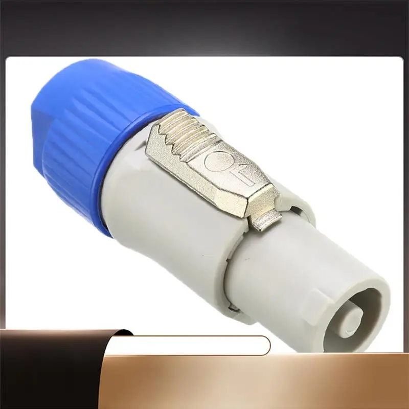 

20 шт. 3-контактный разъем питания переменного тока, штекер NAC3FCA NAC3FCB, кабель переменного тока 20 А, 250 В, адаптер питания для сценического освещения, прочный (B)-N35