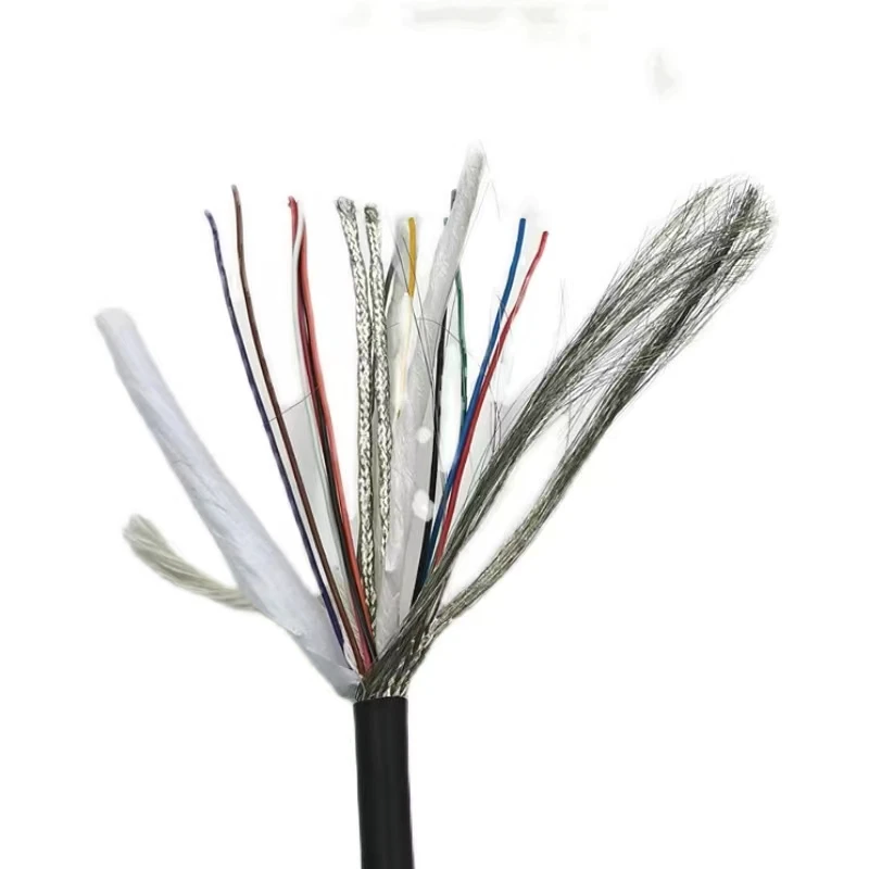

Композитный кабель, провод демонстратора TRVVP12 * 26AWG + (22AWG * 2P + экранированный) + экранированный-OD8.6