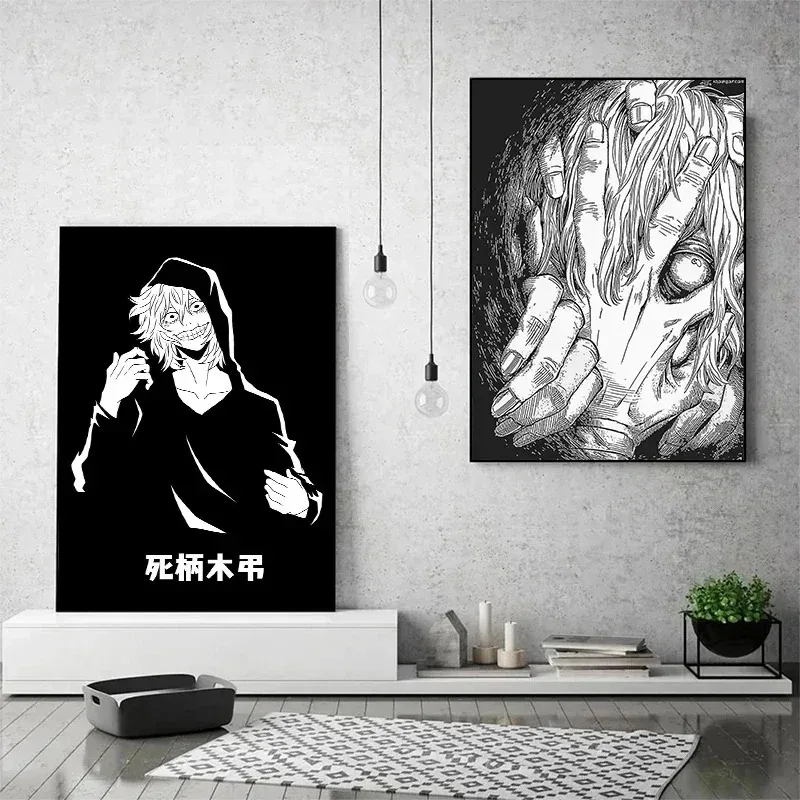 Japanese Anime My Hero Academia Tomura Shigaraki Canvas Painting Posters and Prints Wall Art Picture for Living Room Home Decor