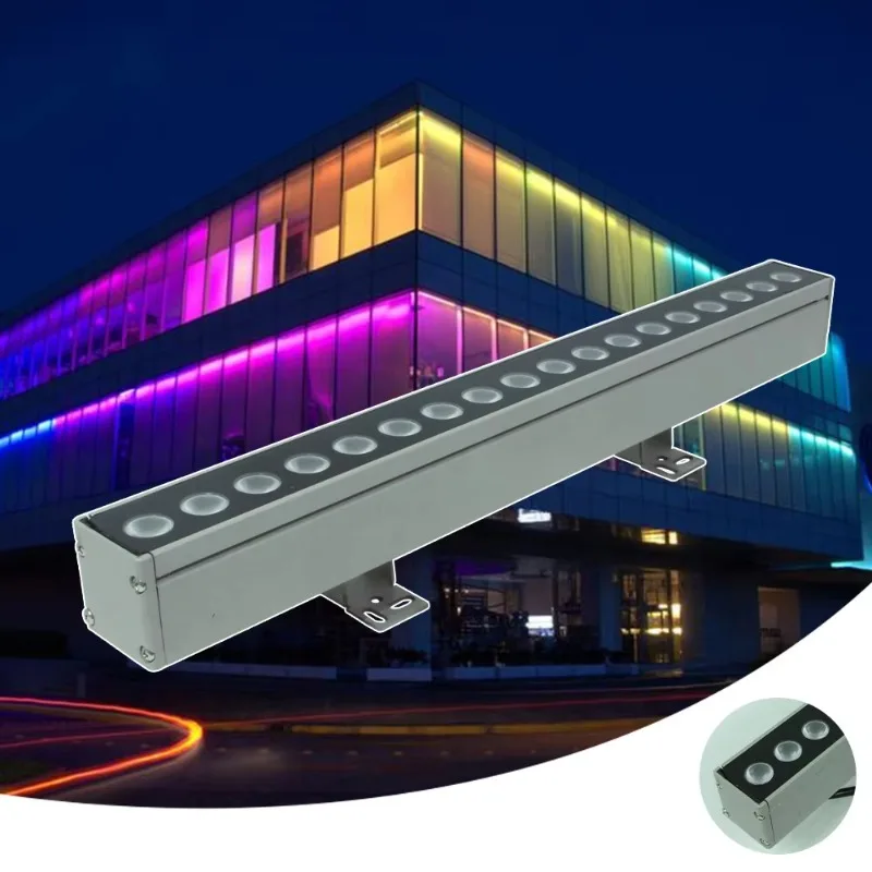 36W RGB/RGBW Light Emitting Diode Wall Washer Outdoor Christmas Building Decoration Exterior Lighting IP65 Grade