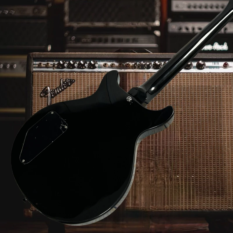 E-Gitarre Kostenloser Versand LPAUL Silbergrauer Mahagonikorpus Palisandergriffbrett