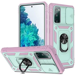 Metal Ring Dual Layer Case for Samsung Galaxy S26 Ultra A17 A56 A16 A36 A55 A35 A15 A34 A54 A14 A53 S25 FE S24 S23 S22 Plus S21