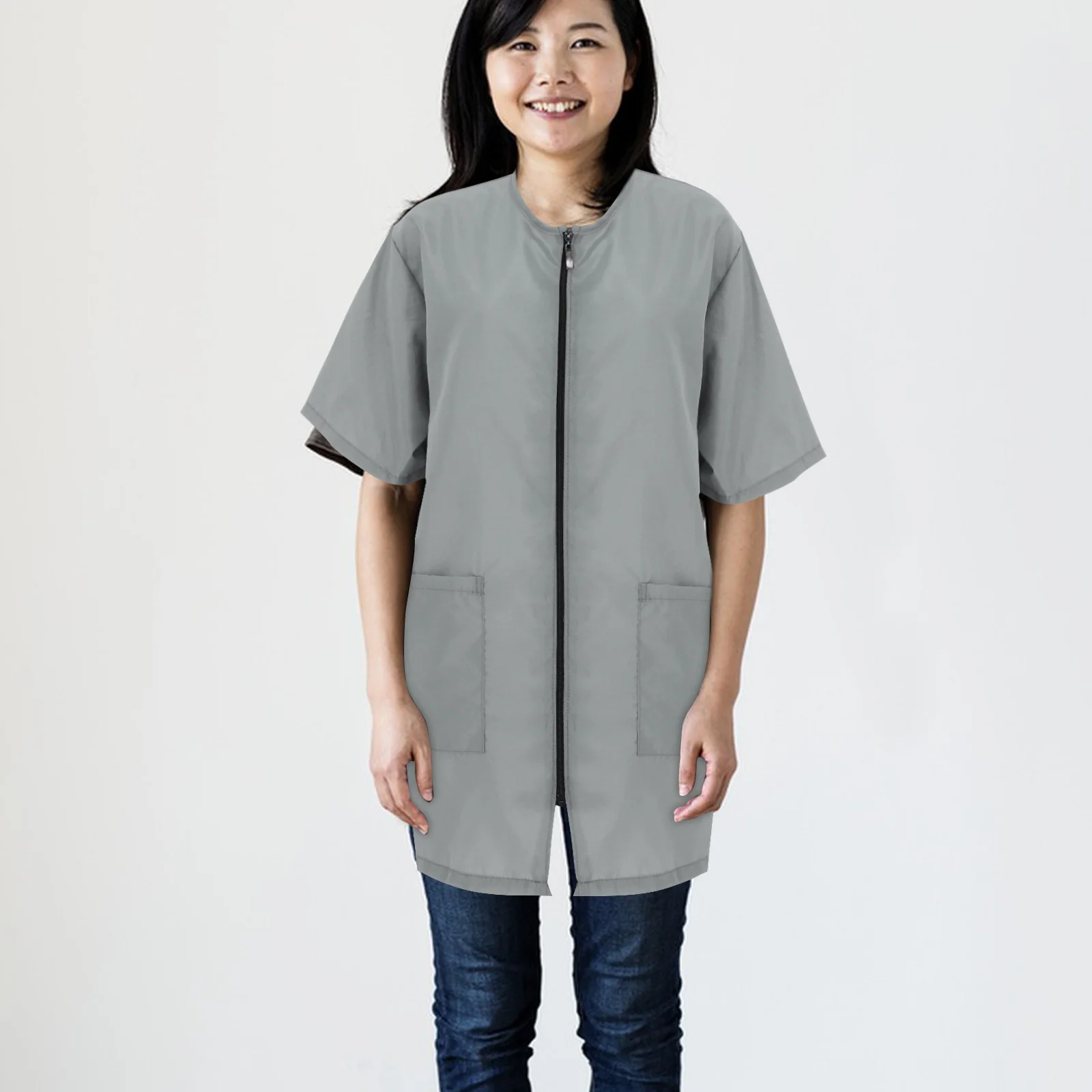 ملابس عمال للحيوانات الأليفة للكلاب، مقاومة للماء ومضادة للكهرباء الساكنة، جيوب قابلة للتنفس وأكمام طويلة، زي احترافي للكلاب