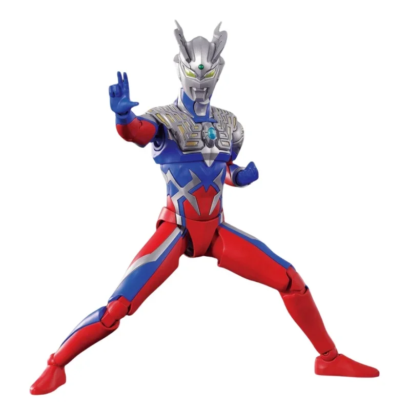 Bandai in Stock Original Figure-rise Standard FRS ULTRAMAN ZERO Anime Action Figures Toys Collectible Model Gifts for Boys Girls