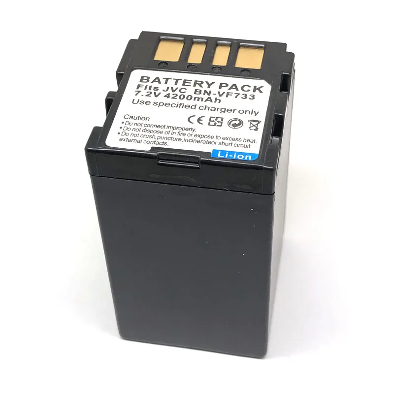 BN-VF733 VF714 VF707 U AC Battery For JVC D240 D650 DF420 DF590 MG505 MG77 MG70 MG67 MG60 MG57 MG50 MG47 MG40 MG37 MG33 MG30