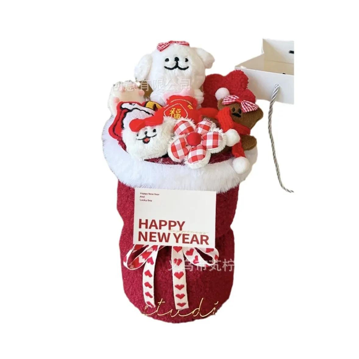 Hello Kitty Anime Kawaii MINISO Ins Fashion Lovely Doll Flower Bouquet Cute Cartoon Cinnamoroll Toys Creative Gifts for Girls