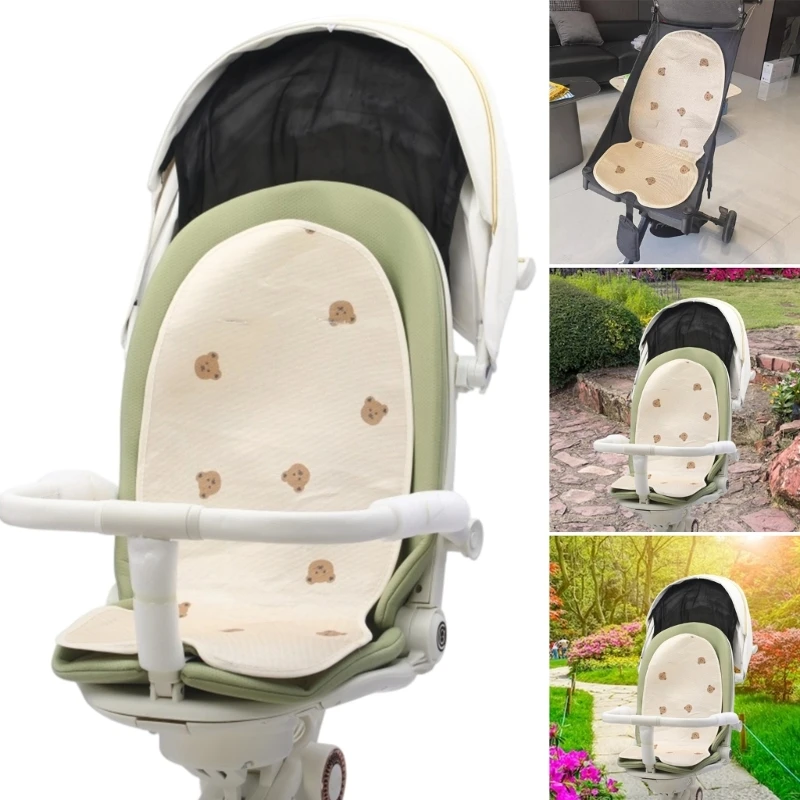 

Baby Pram Cushion Summer Breathable Baby Strollers Cushion Pushchair Liners Cooling Pad for Chair 24BE