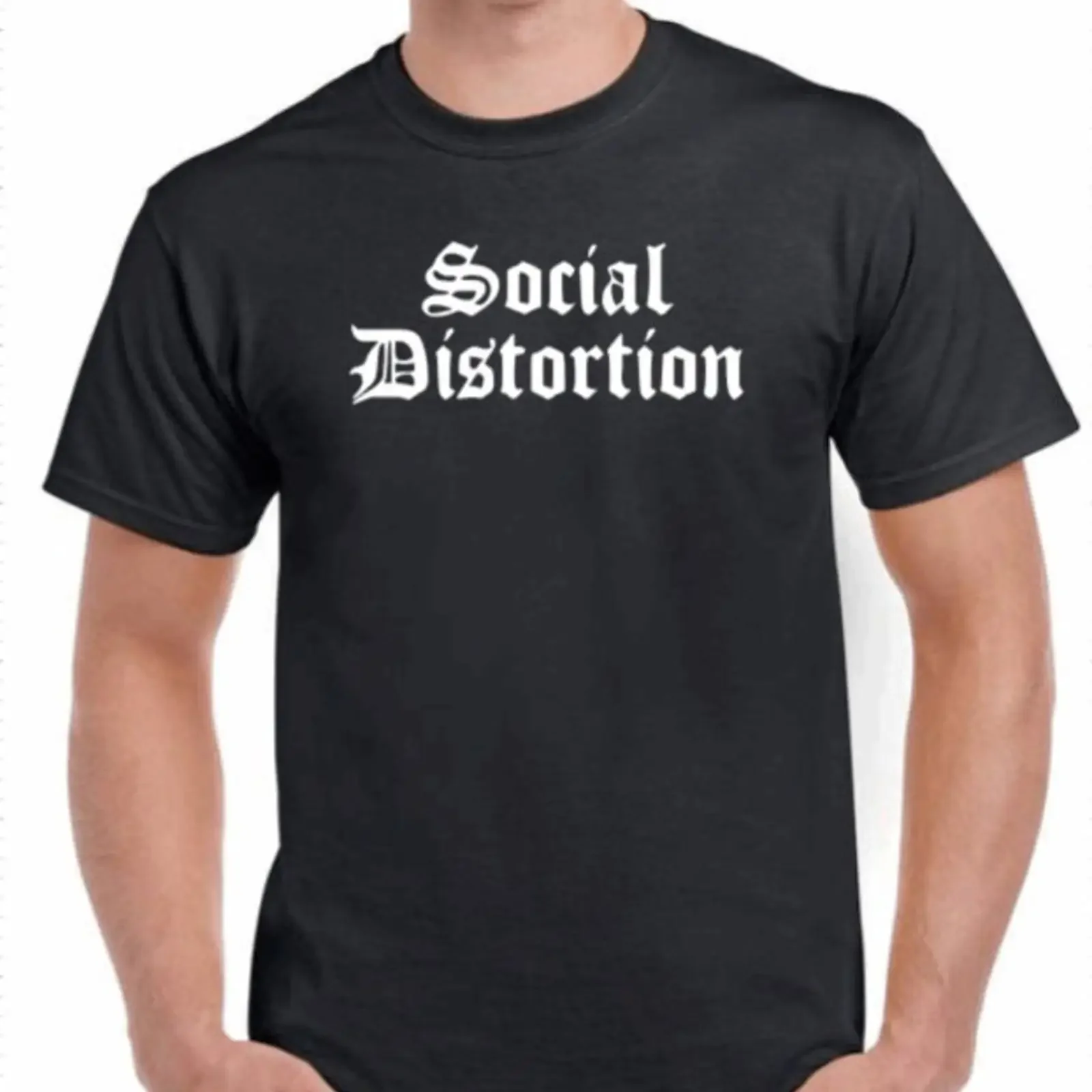 Social Distortion T-Shirt, klassische Rockband im 70er-Jahre-Stil, Vintage, gewaschen, vielseitig, bequem, Streetwear, atmungsaktiv, Unisex, stilvoll