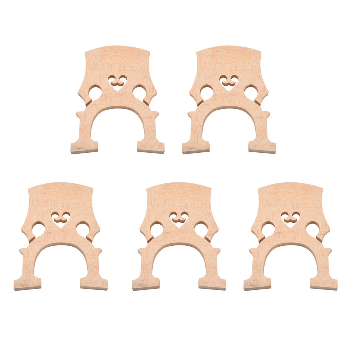 BAAU 5X Professional Cello Bridge for 4/4 Size Cello Exquisite Maple Material