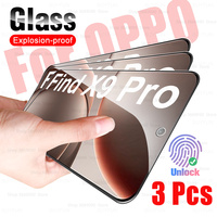 3pcs For Oppo Find X9 Pro 5G 9H Glass Premium Full Glue Screen Protective Film On oppo Find X 9 Pro X9Pro OppoFindX9 Phone Glass