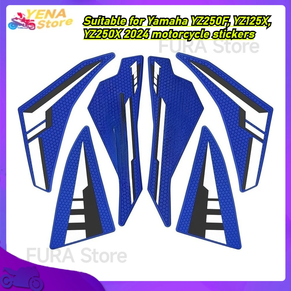 

Suitable for Yamaha YZ250F, YZ125X, YZ250X 2024 motorcycle stickers, plastic epoxy protective covers, scratch-resistant stickers