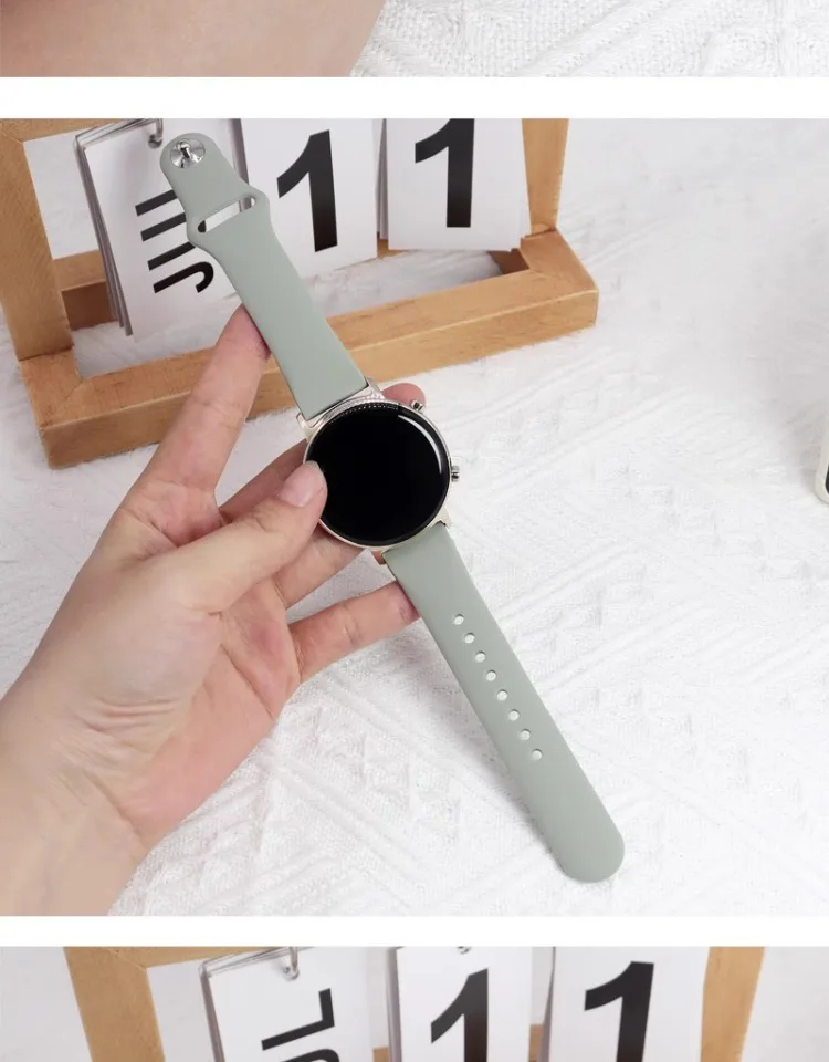 Amazfit GTS 3/2/2e/GTS2 Mini/GTR 42mm/47mm/GTR 3/3 Pro/2/2e 스포츠 시계 팔찌 Amazfit bip 스트랩 용 20mm/22mm 실리콘 밴드