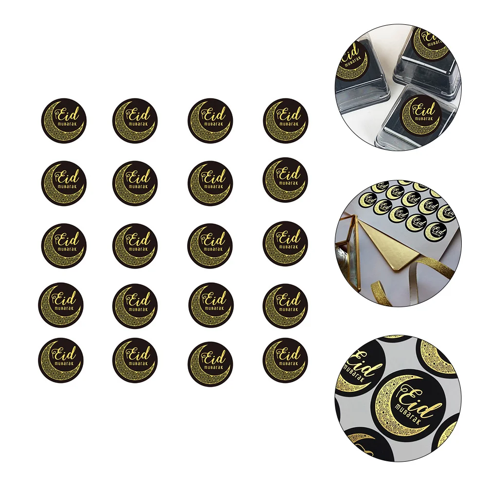 

Sealing Stickers Gift Adhesive Paper Eid Theme Self-adhesive Label Decal Applique
