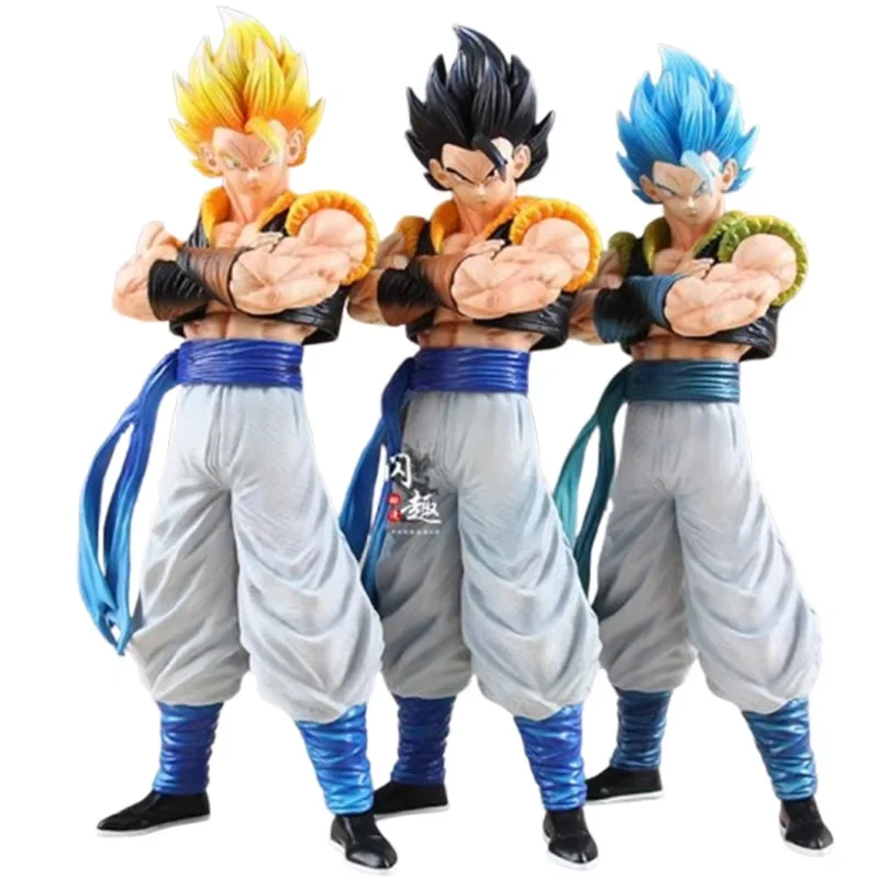 30cm Anime Dragon Ball Gt Gogeta figura de acción Dbz Super Saiya Figuras juguetes Manga estatuilla Gk estatua modelo adornos periféricos