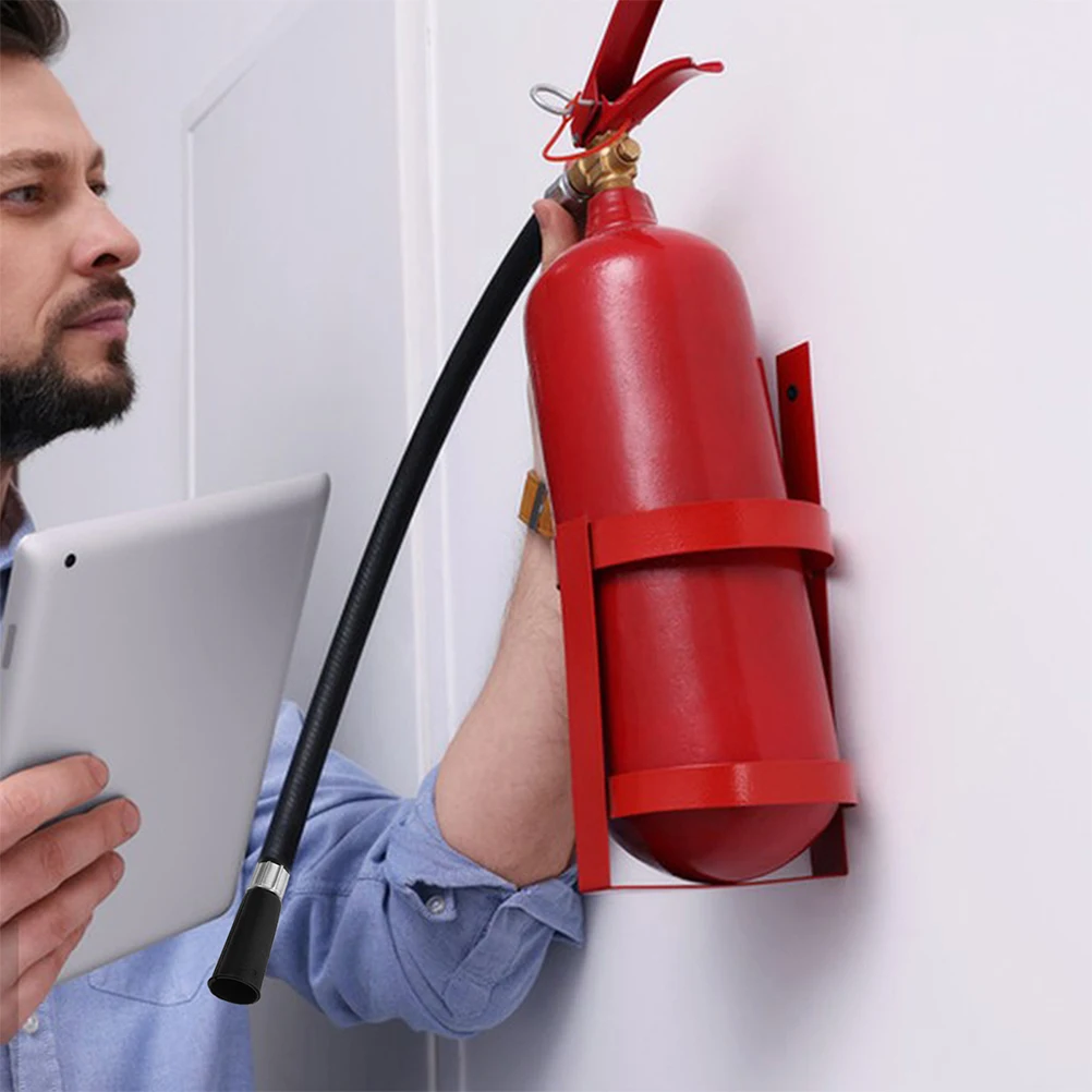 

5pcs Fire Extinguisher Powder Tube High Temp Resistant Hose Nozzle Durable Material Safety Assurance Home Office Vehicle Factory