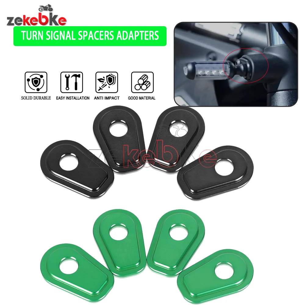 

4PCS Turn Signals Indicator Adapter Spacers Motorcycle FOR KAWASAKI Z400 Z650 Z900 Z900RS Z1000 Ninja400 Versys-X300 Versys 650