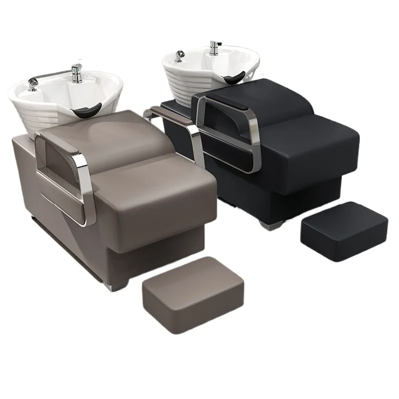 

Shampoo bed Barber shop special semi-reclining flush bed