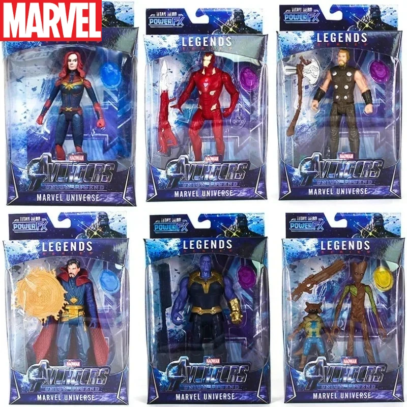 لعبة شخصيات مارفل أفنجرز إندجامي إنفينيتي وور للبطل الخارق أساطير الرجل الحديدي ثور هالك ثانوس كابتن دمية هدايا للأطفال #1